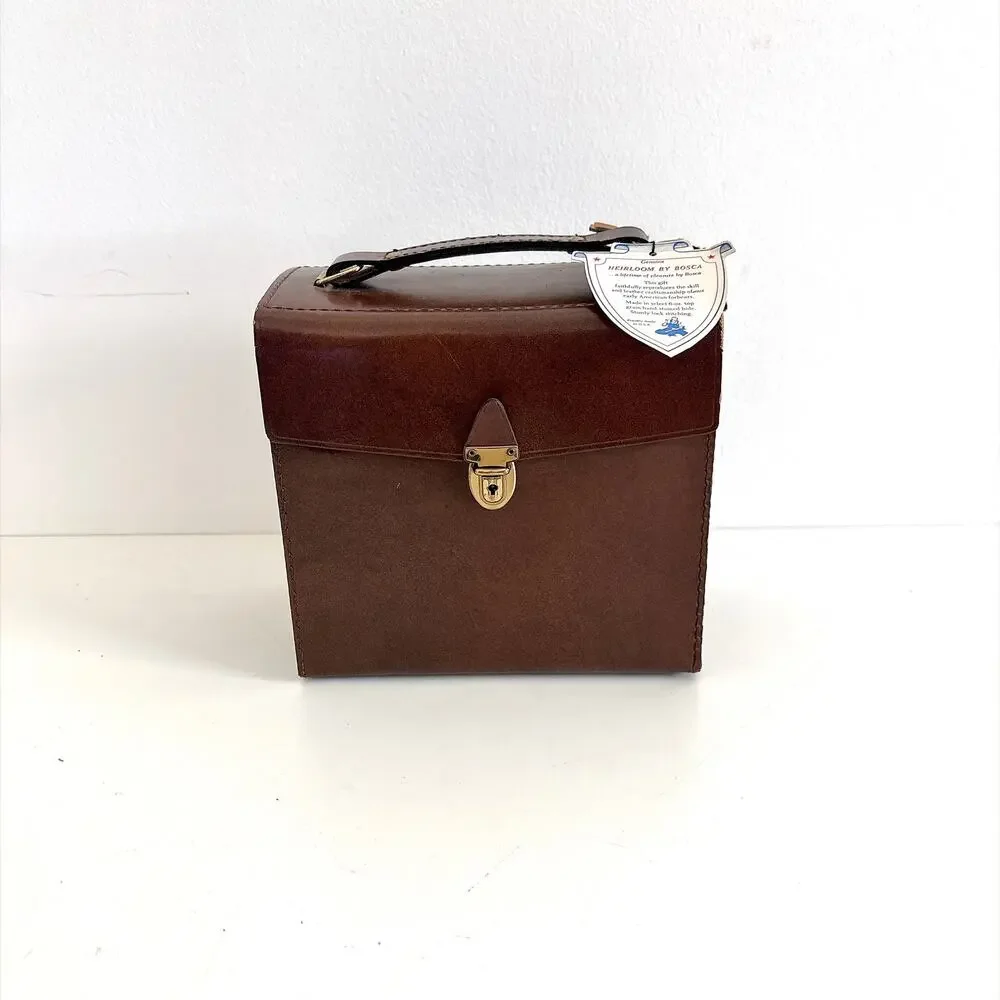 Vintage Heirloom by Bosca Portable Travel Bar and Game Set